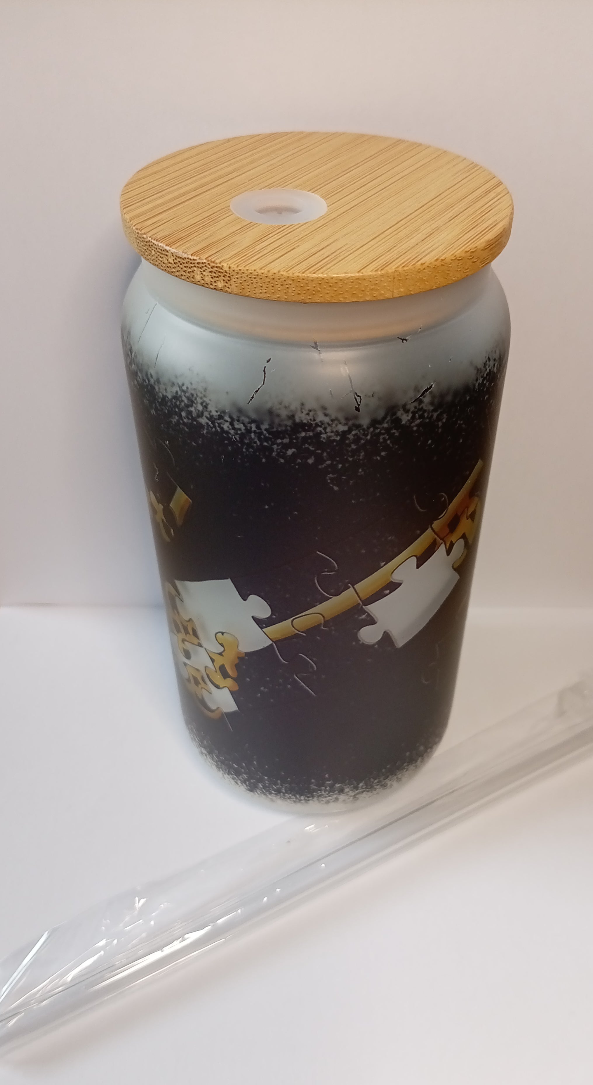Printed Glass Tumbler