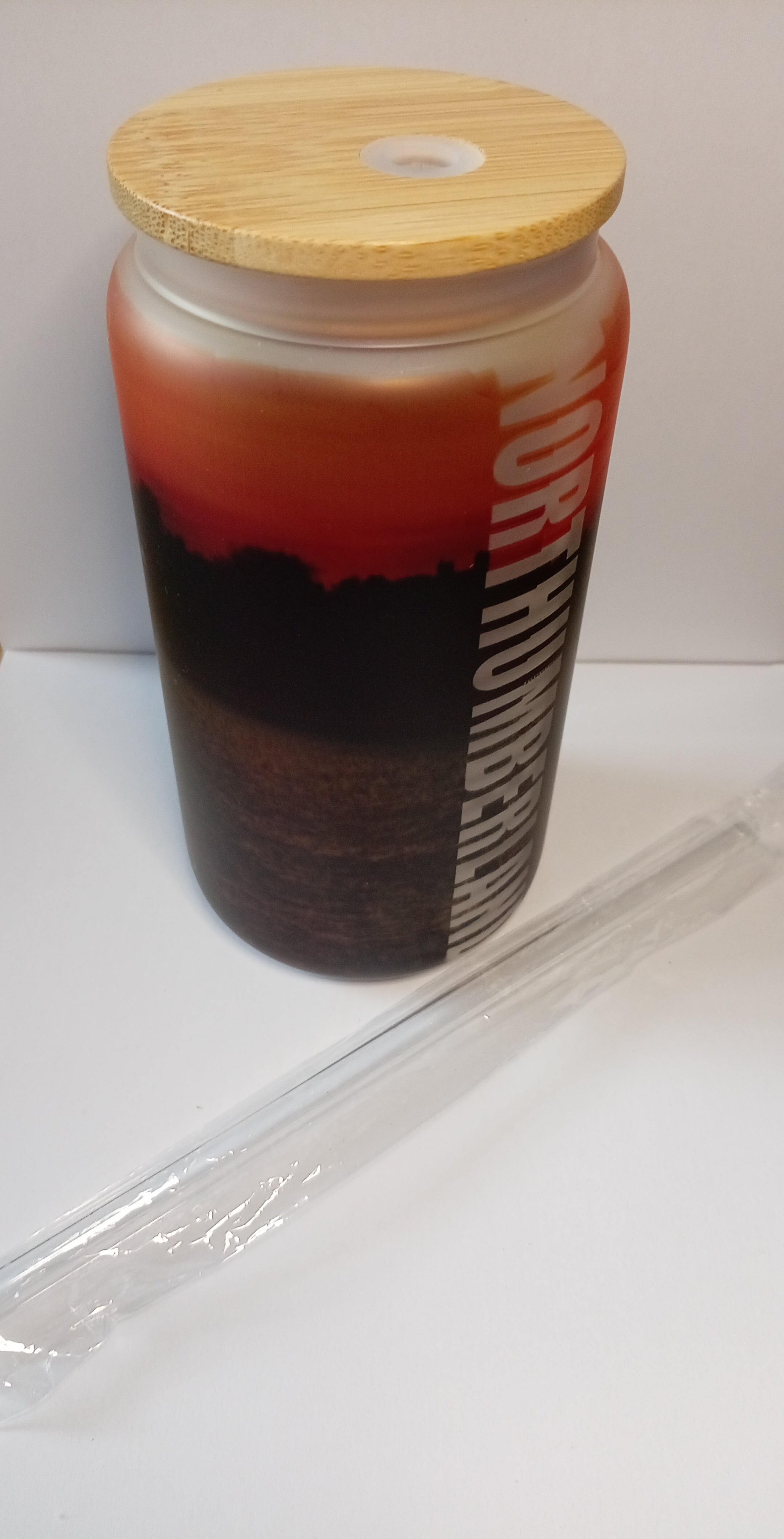 Printed Glass Tumbler