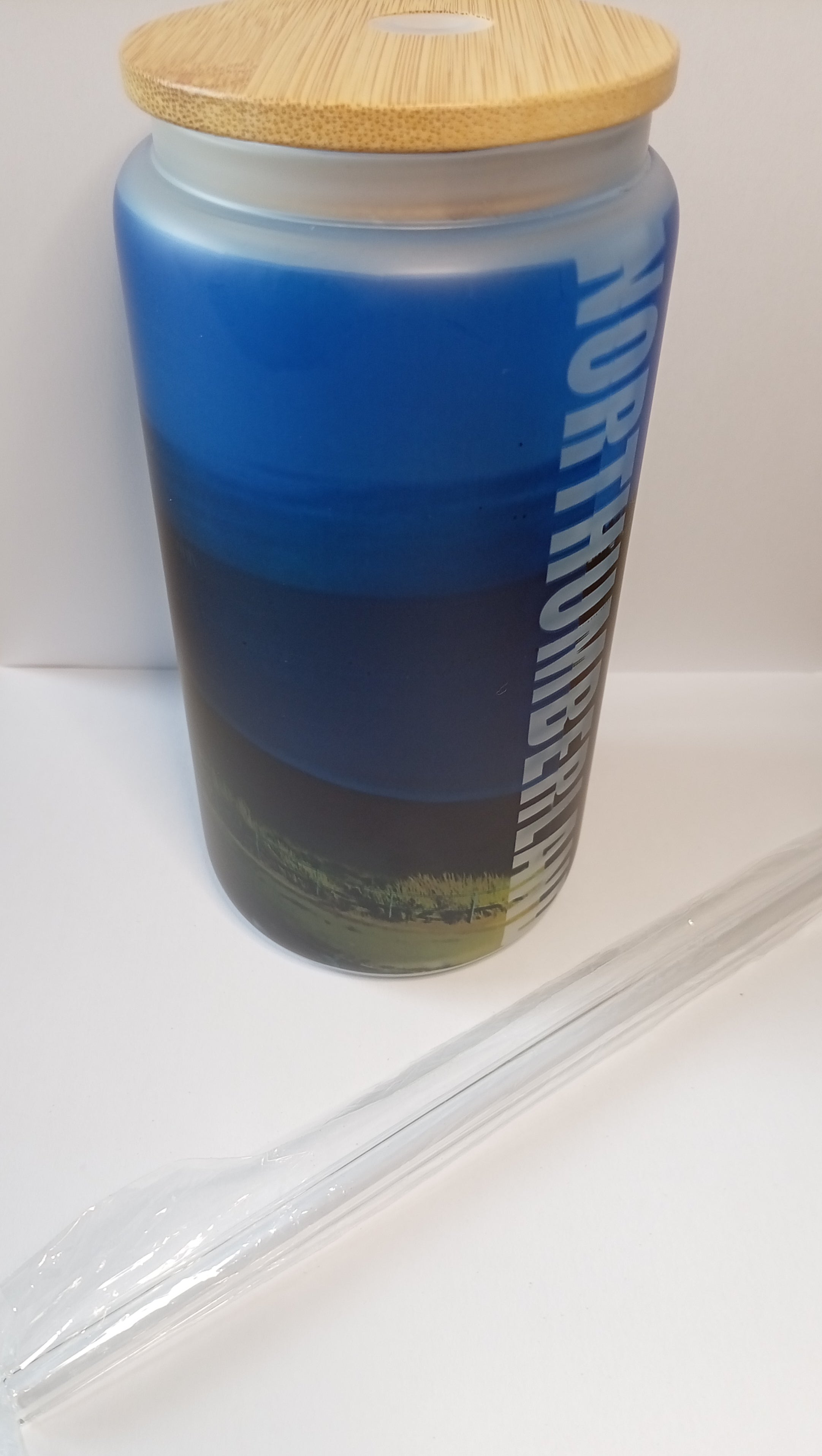 Printed Glass Tumbler
